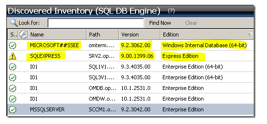 Stop monitoring SQL Express and Windows Internal Database - Kevin